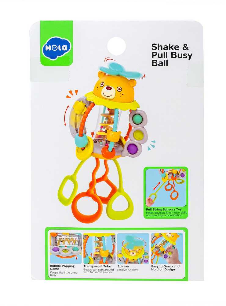 SMILY PLAY HE7916 Meškiuko sensorinis žaislas