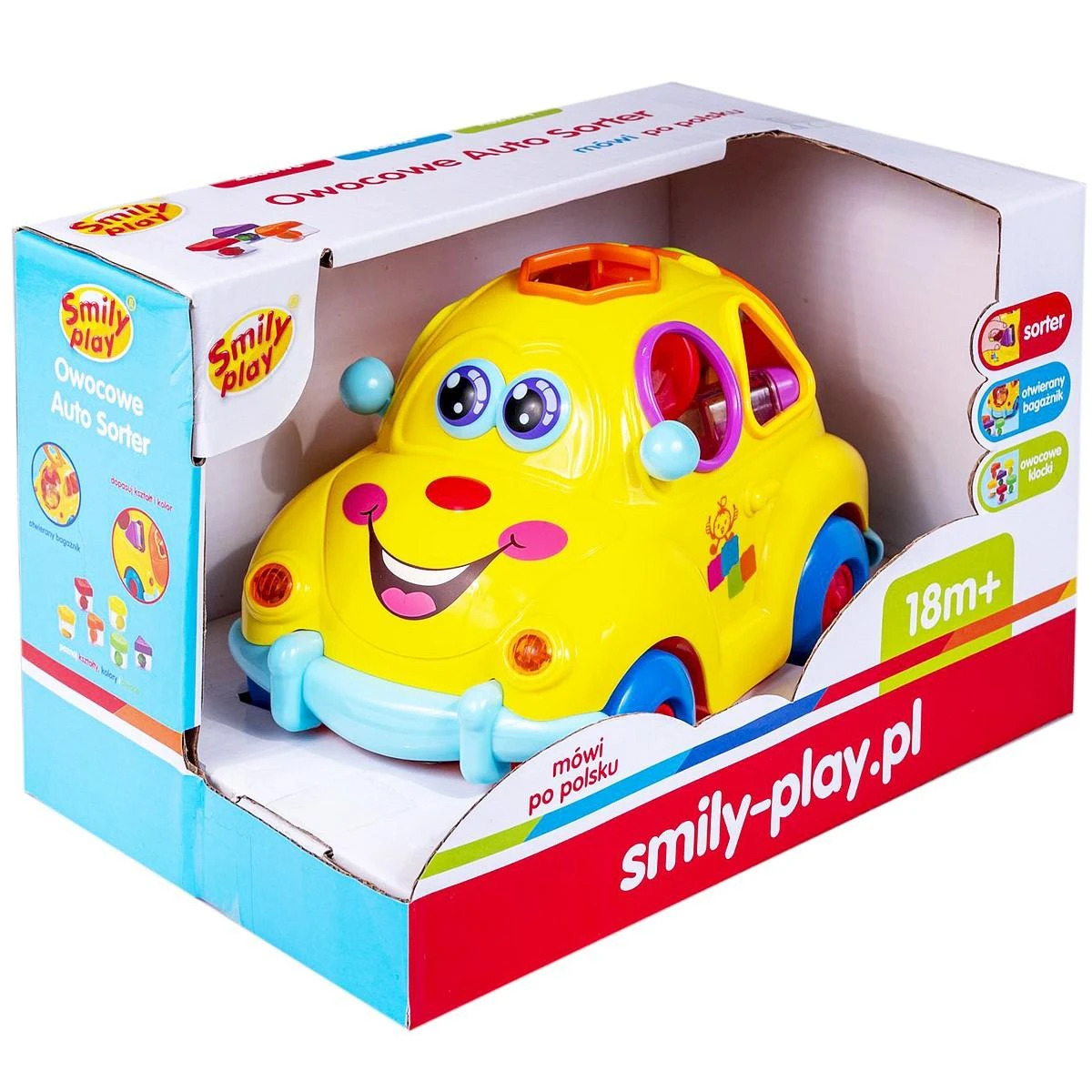 SMILY PLAY SP83668 juokingas automobilis su muzika