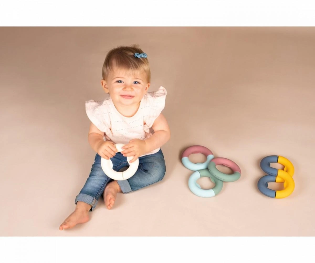 Dėlionė Smoby Little Education Rings Pagrindinė tema vaikams 12 elementų