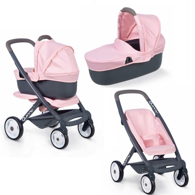 Smoby Maxi Cosi Quinny 3in1 lėlės vežimėlis