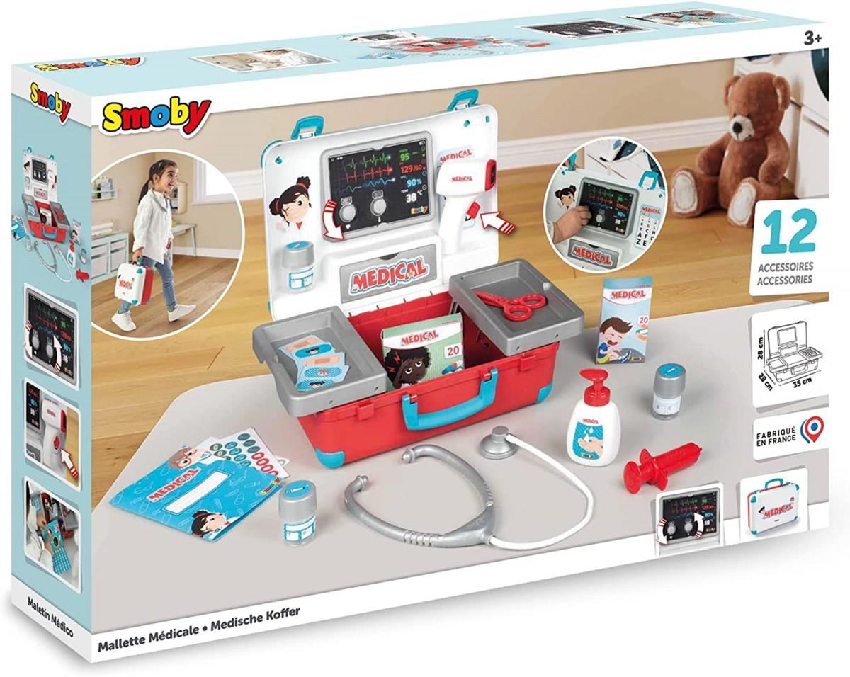 „Smoby Doctor“ medicininis krepšys su aksesuarais