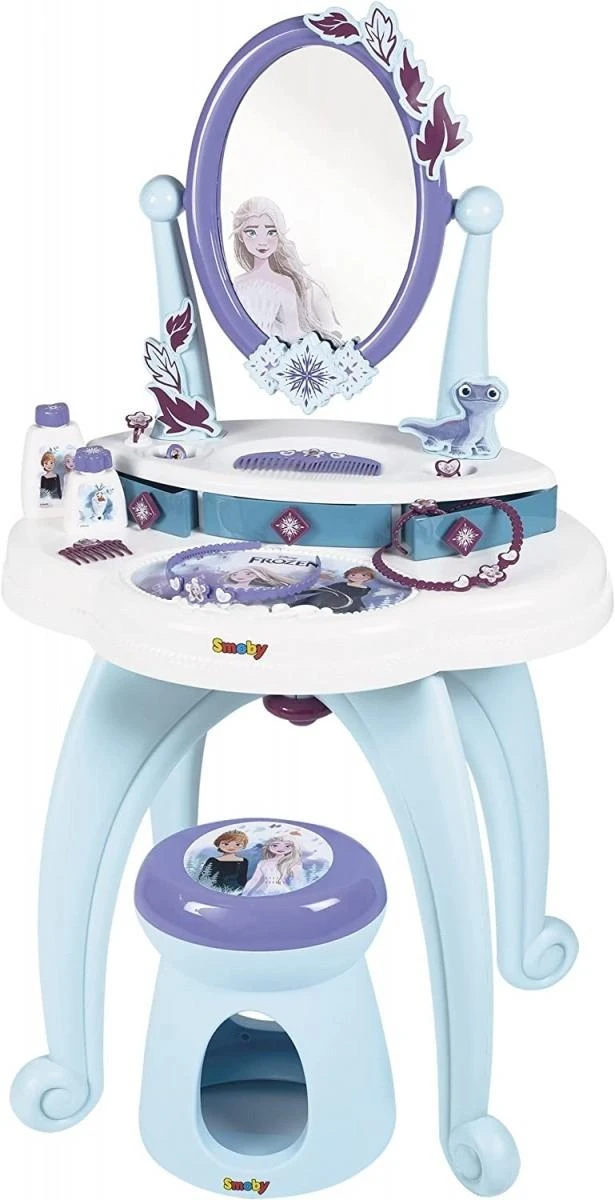 Smoby Frozen kosmetinis staliukas 2in1