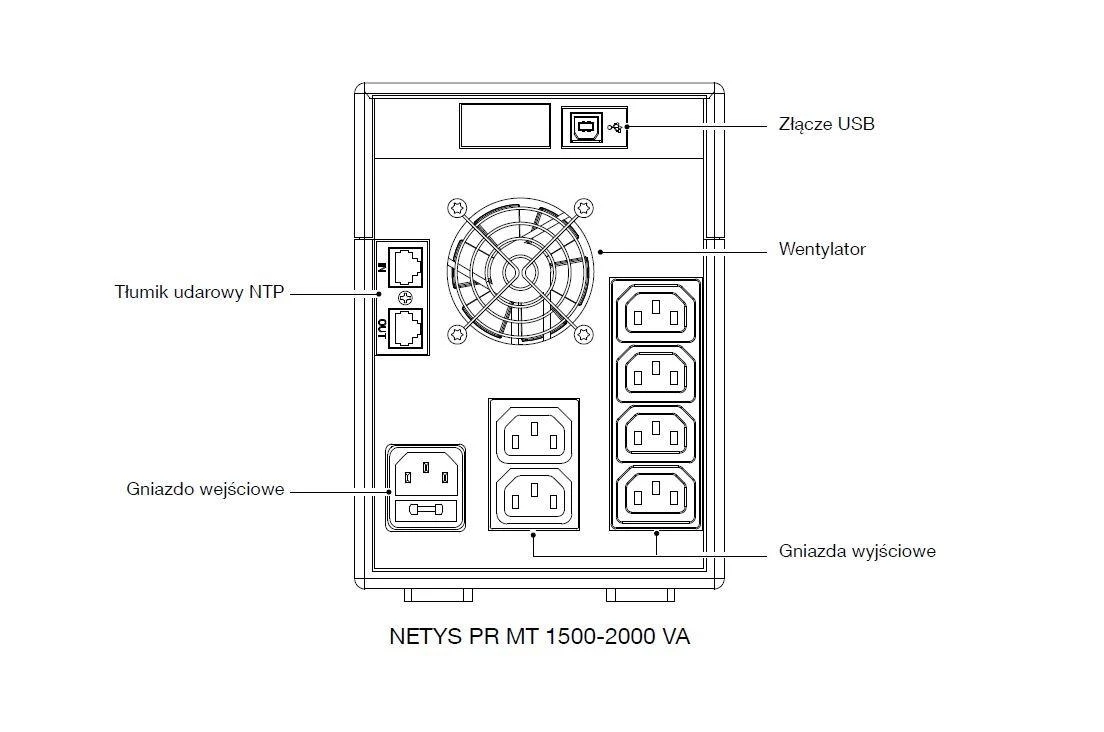 UPS Socomec Netys 2000 (NPR-2000-MT)