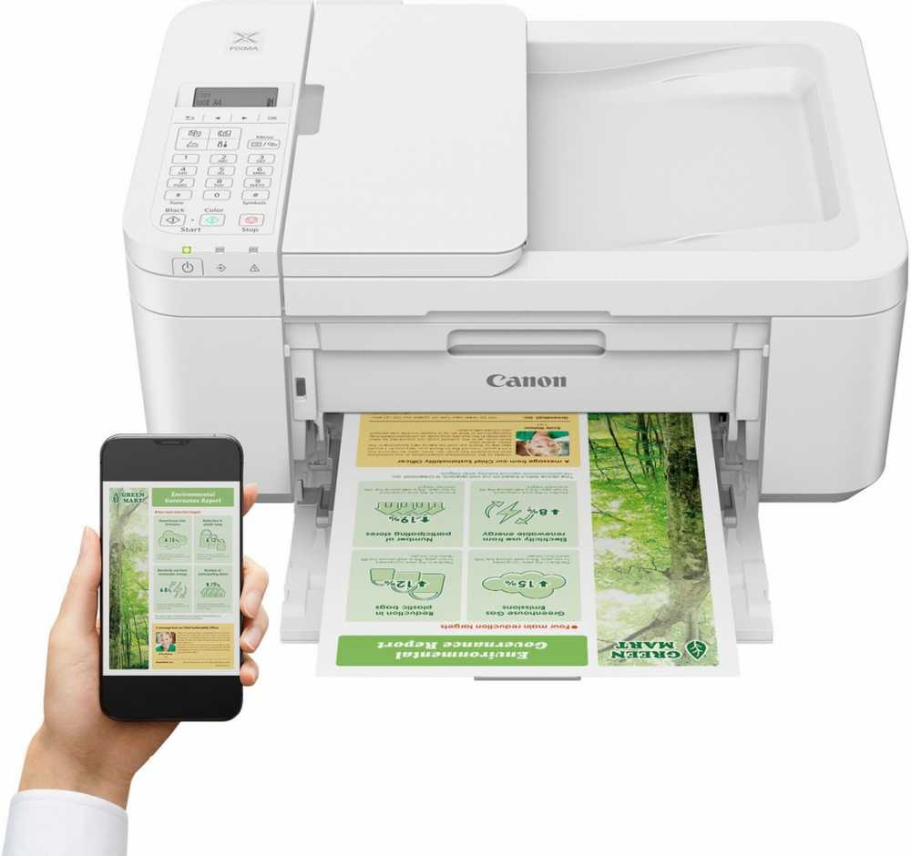 Spausdintuvas Canon PIXMA TR4756i, baltos spalvos aprašymas - Prekės nuotrauka