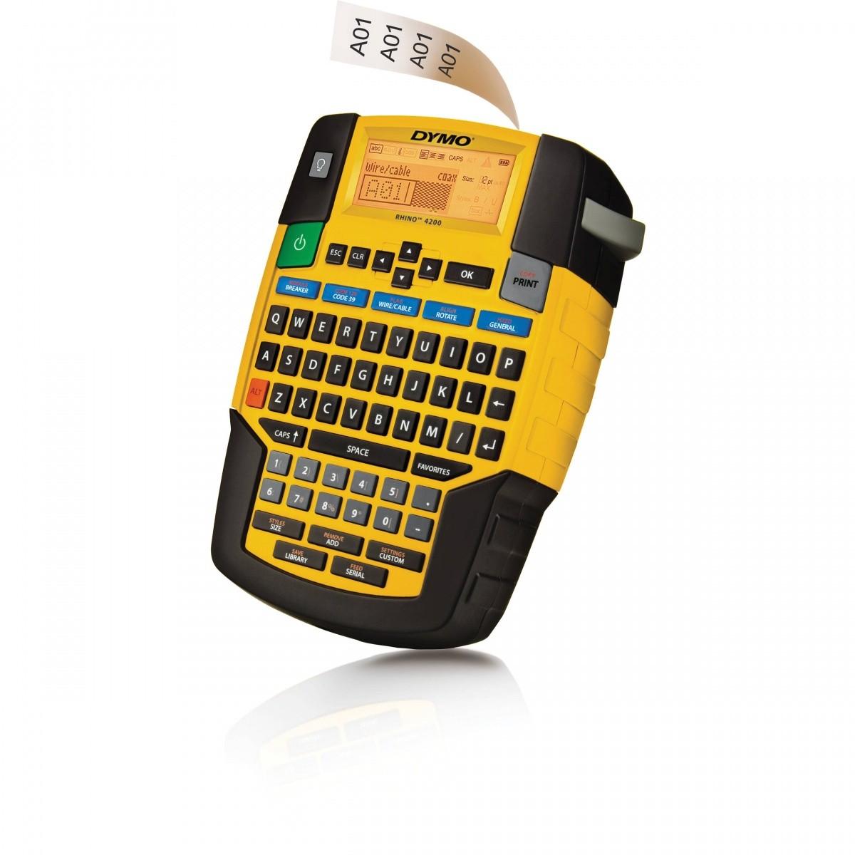 Spausdintuvas labels DYMO Rhino 4200 komplektas walizkowy 1852994 (Power supply, Suitcase)