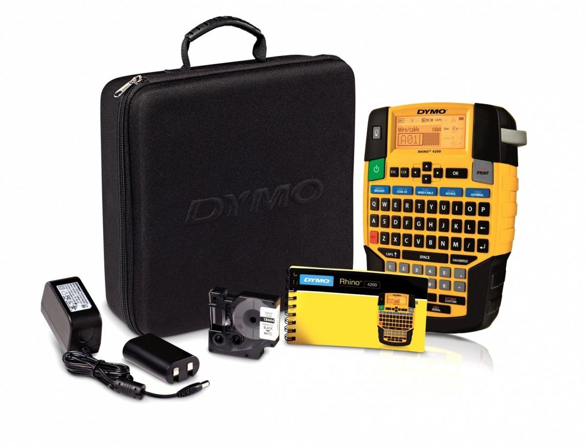 Spausdintuvas labels DYMO Rhino 4200 komplektas walizkowy 1852994 (Power supply, Suitcase)