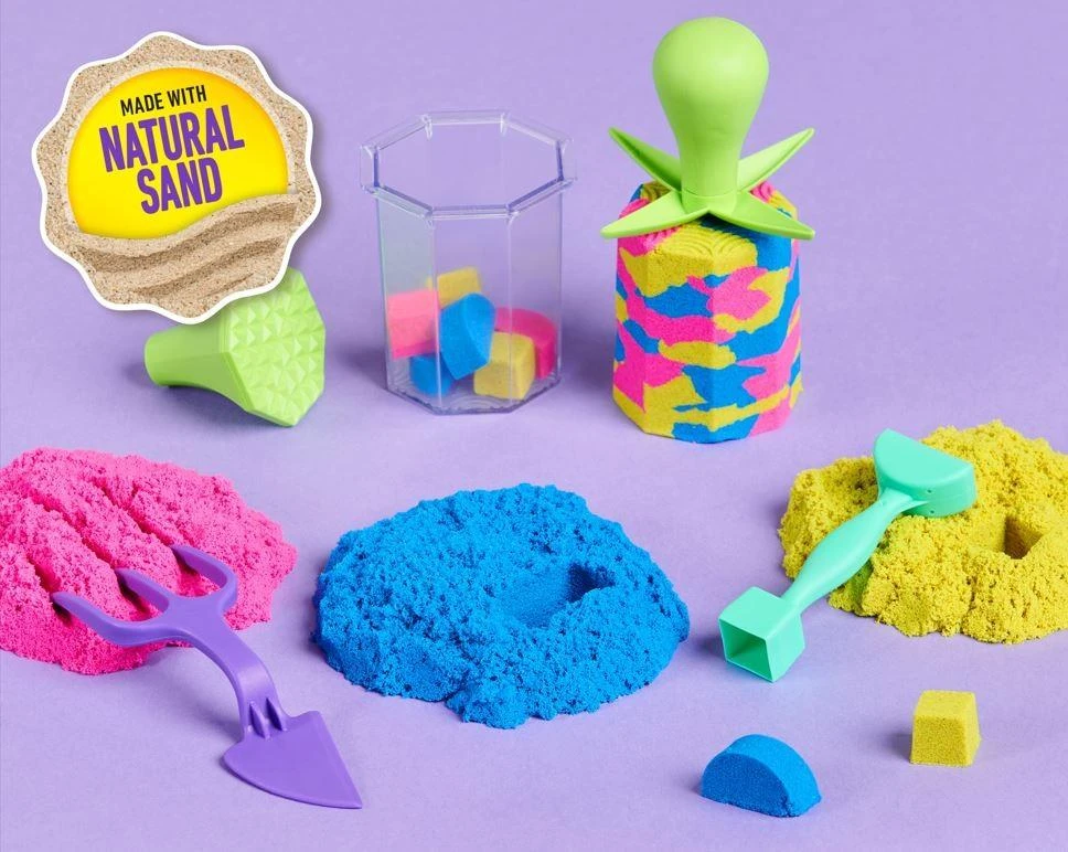 Spin Master KINETIC SAND Kinetinio smėlio rinkinys „Formuok ir kurk“