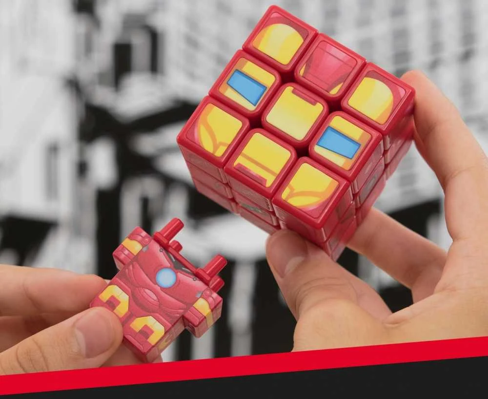 Spin Master Rubiks Rubiko kubas 3x3 – Geležinis žmogus (6071041)