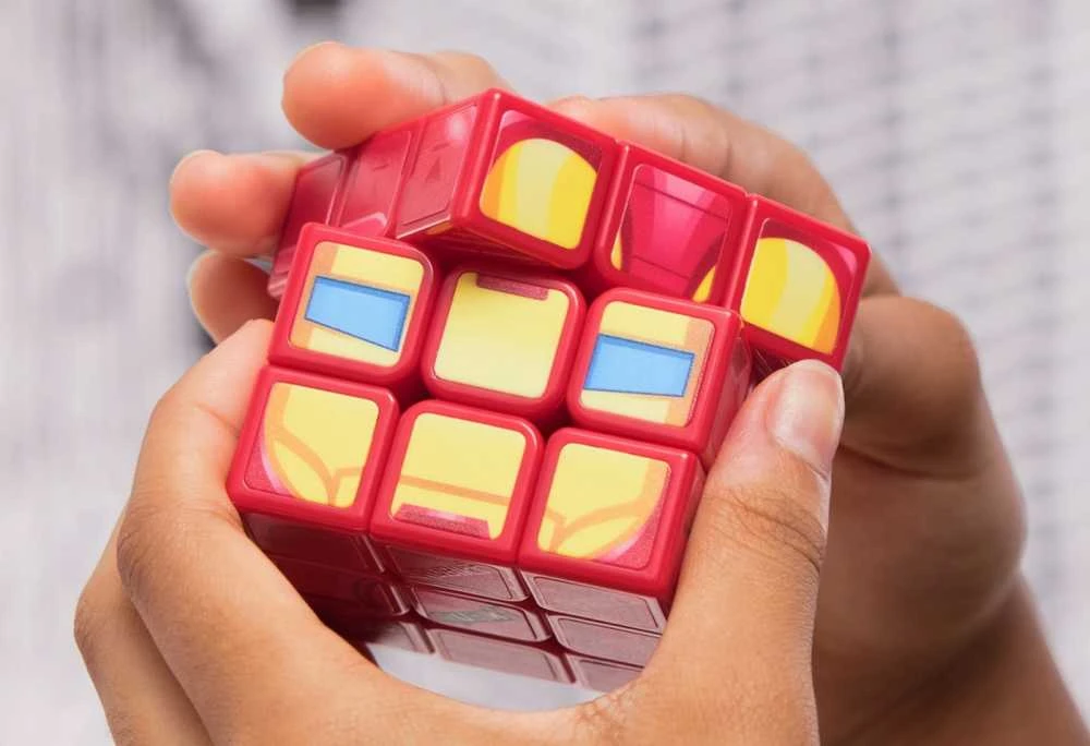 Spin Master Rubiks Rubiko kubas 3x3 – Geležinis žmogus (6071041)