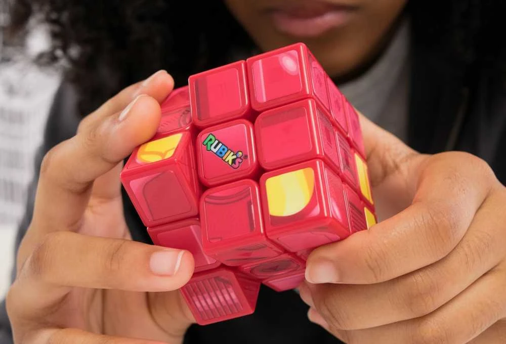 Spin Master Rubiks Rubiko kubas 3x3 – Geležinis žmogus (6071041)