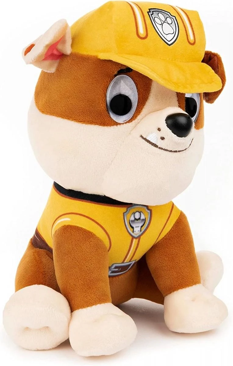 Spin Master Paw Patrol: Pliušiniai herojai 23 cm Rubble
