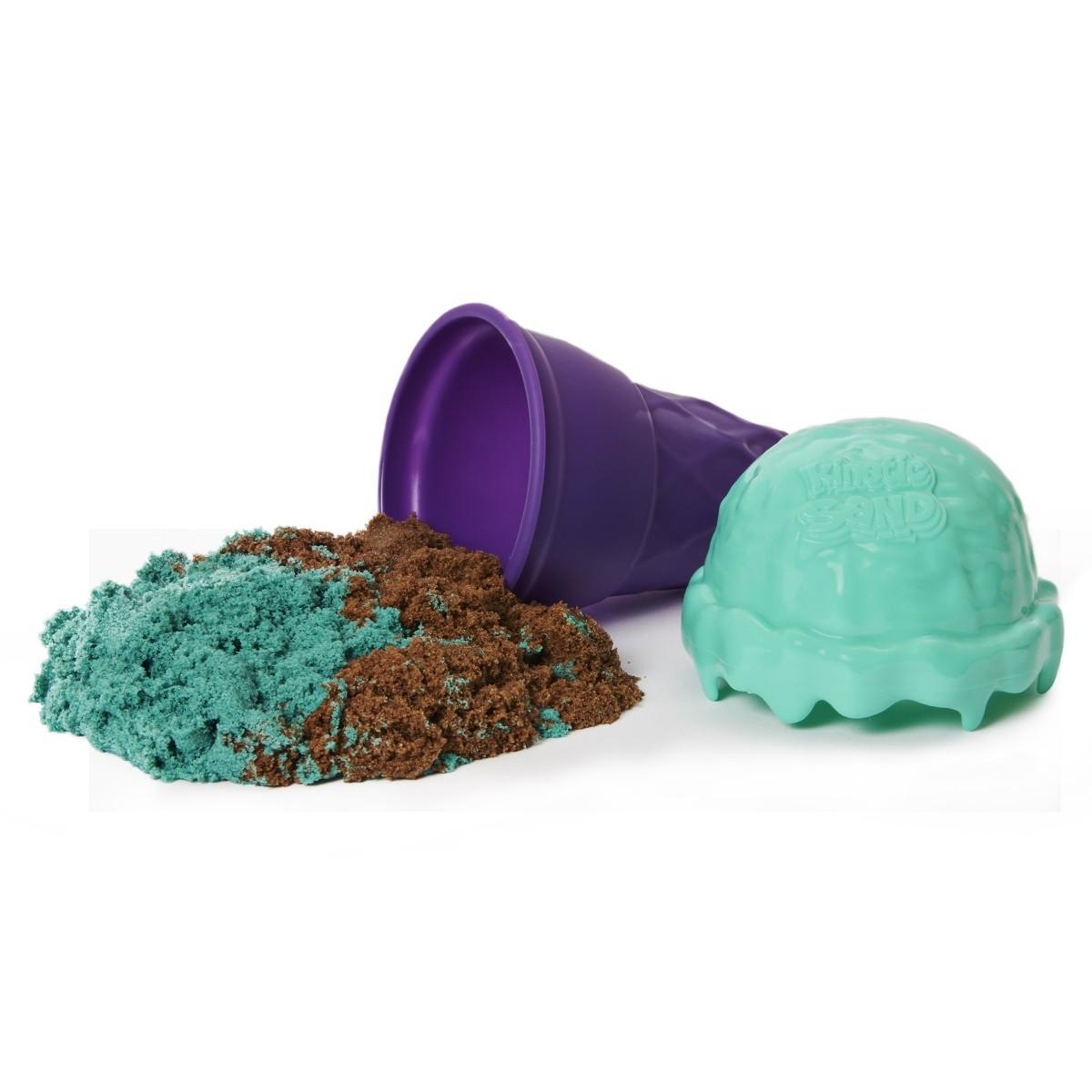 KINETIC SAND Kvepiantis kinetinis smėlis „Ledai“, 113 g