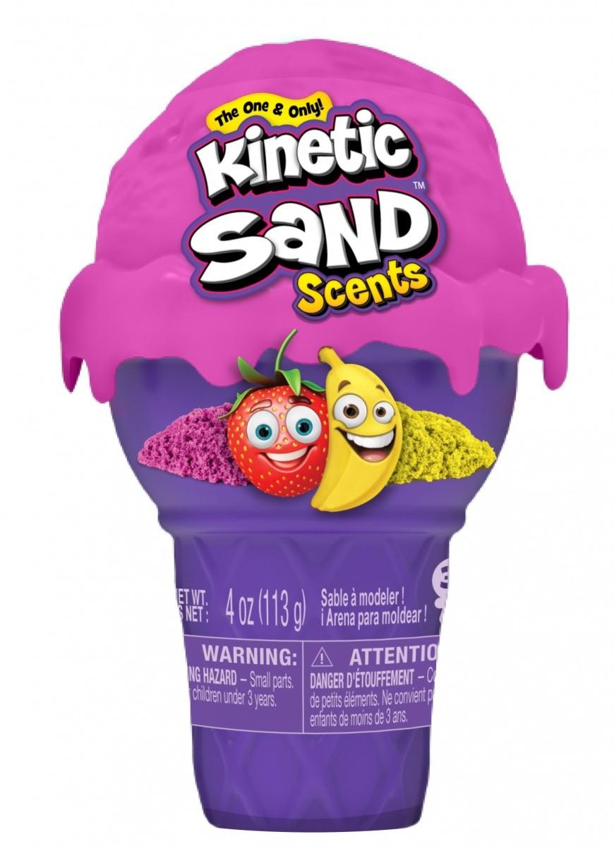 KINETIC SAND Kvepiantis kinetinis smėlis „Ledai“, 113 g