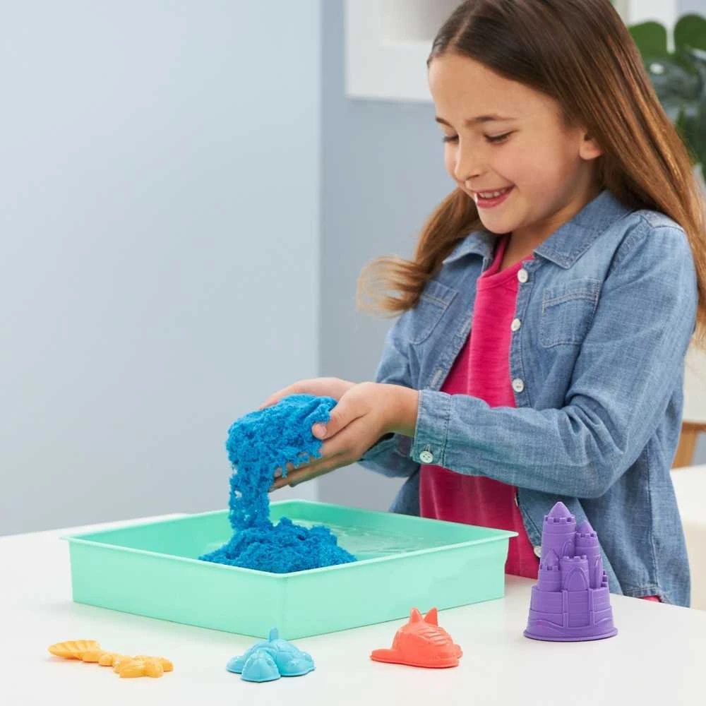 Spin Master Kinetic Sand - Rinkinys Piaskownica mėlyna