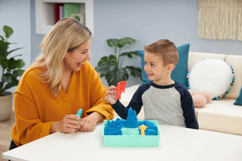 Spin Master Kinetic Sand - Rinkinys Piaskownica mėlyna