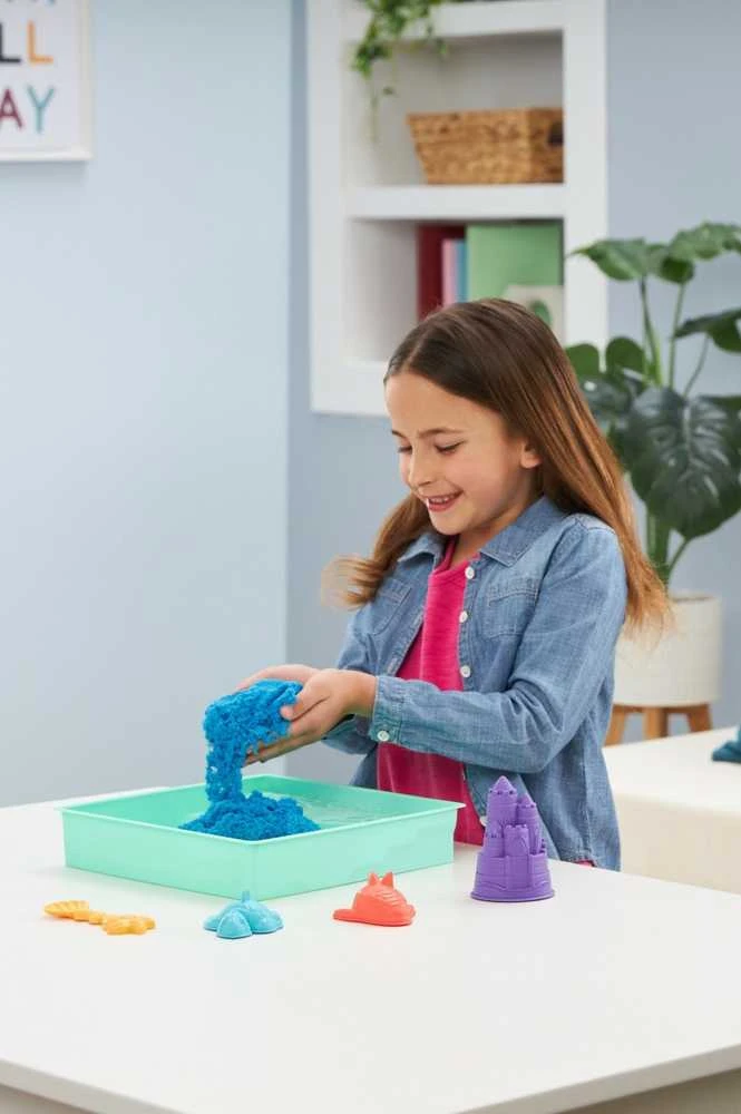 Spin Master Kinetic Sand - Rinkinys Piaskownica mėlyna