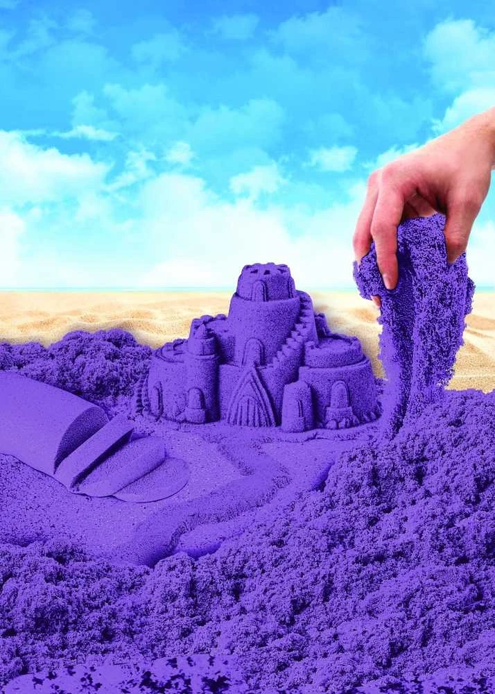 Spin Master Kinetic Sand Kinetinis smėlis - spalvotas maišelis 900 g - violetinė (20106426)