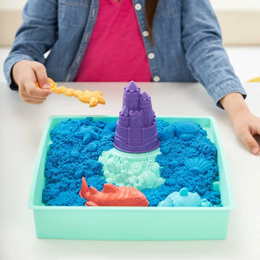 Spin Master Kinetic Sand - Rinkinys Piaskownica mėlyna