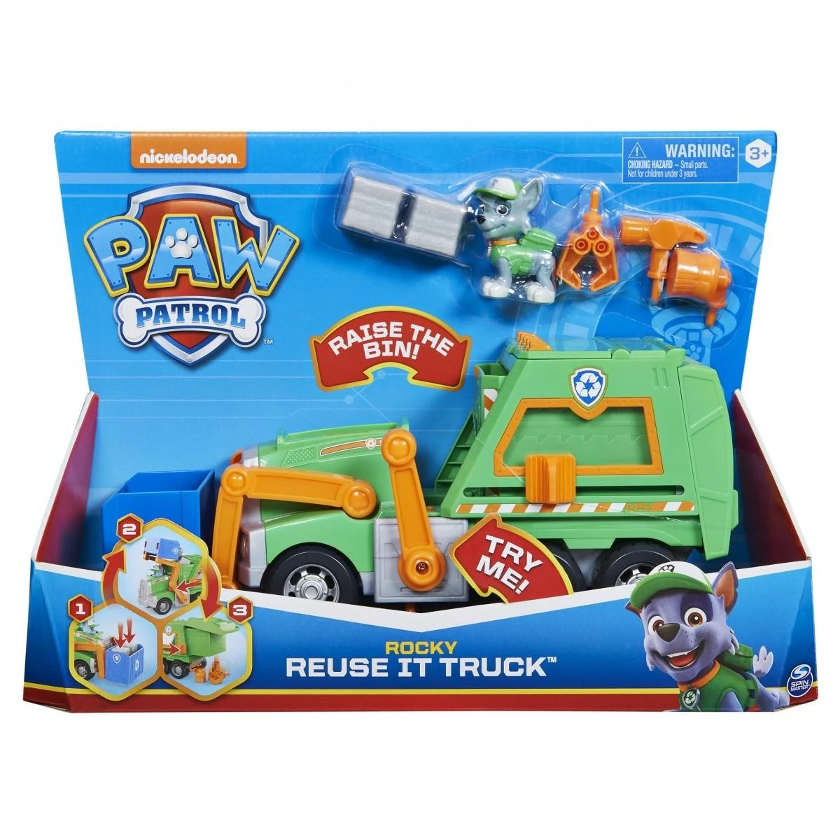 Spin Master PAW PATROL sunkvežimis Rocky Re-Use, 6060259