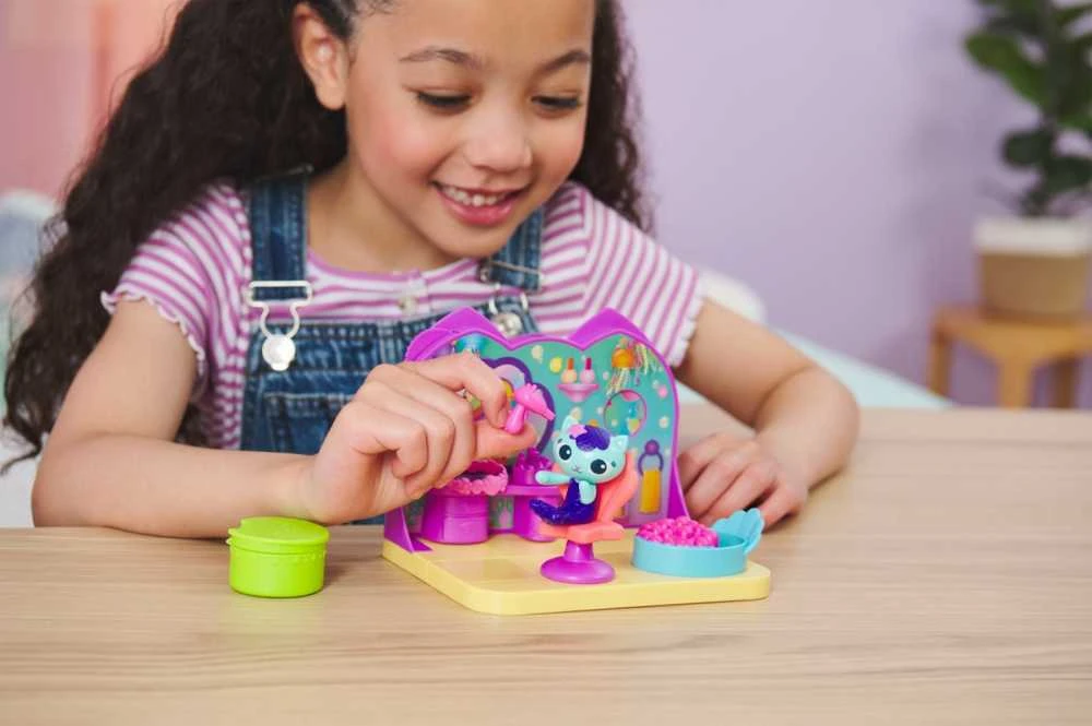 Spin Master Koci Domek Gabi Pokój do domku komplektas Spa figurka Syrenkotka + priedai