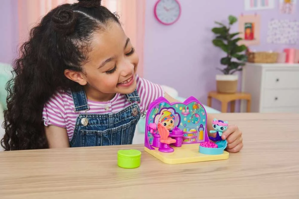 Spin Master Koci Domek Gabi Pokój do domku komplektas Spa figurka Syrenkotka + priedai