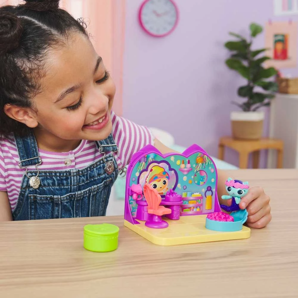Spin Master Koci Domek Gabi Pokój do domku komplektas Spa figurka Syrenkotka + priedai