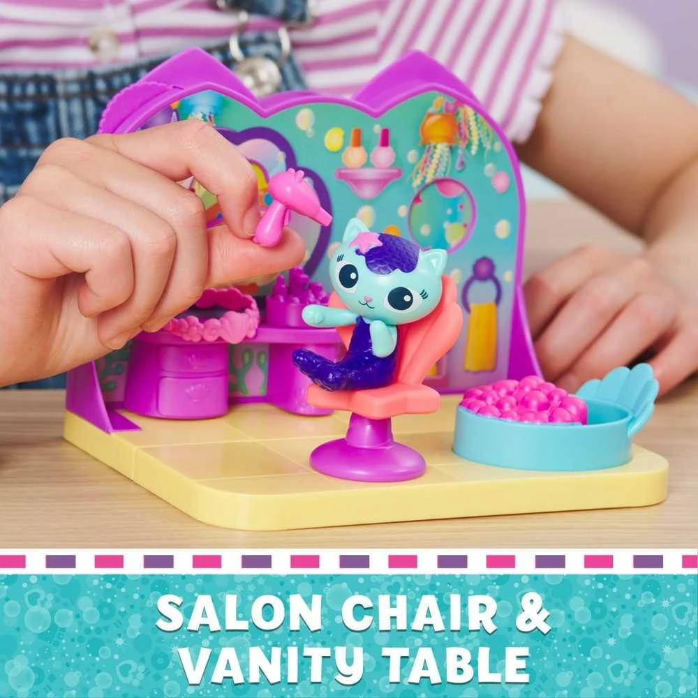 Spin Master Koci Domek Gabi Pokój do domku komplektas Spa figurka Syrenkotka + priedai