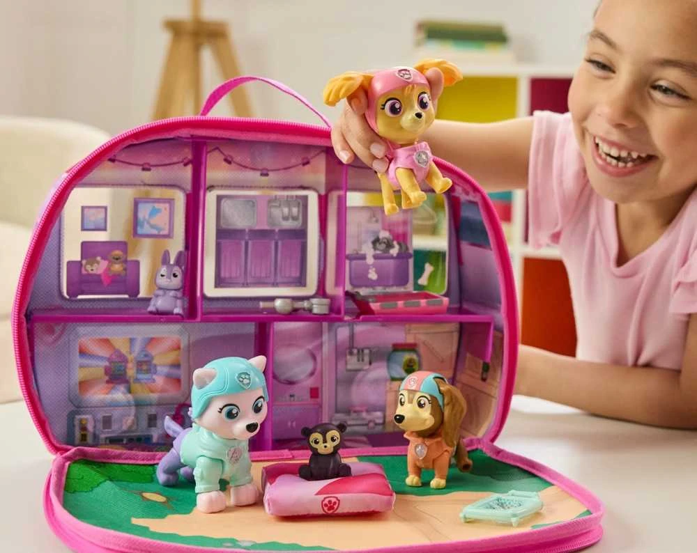 Figūrėlių rinkinys Spin Master PAW PATROL: Skyes World Rescue Camper (6074035)