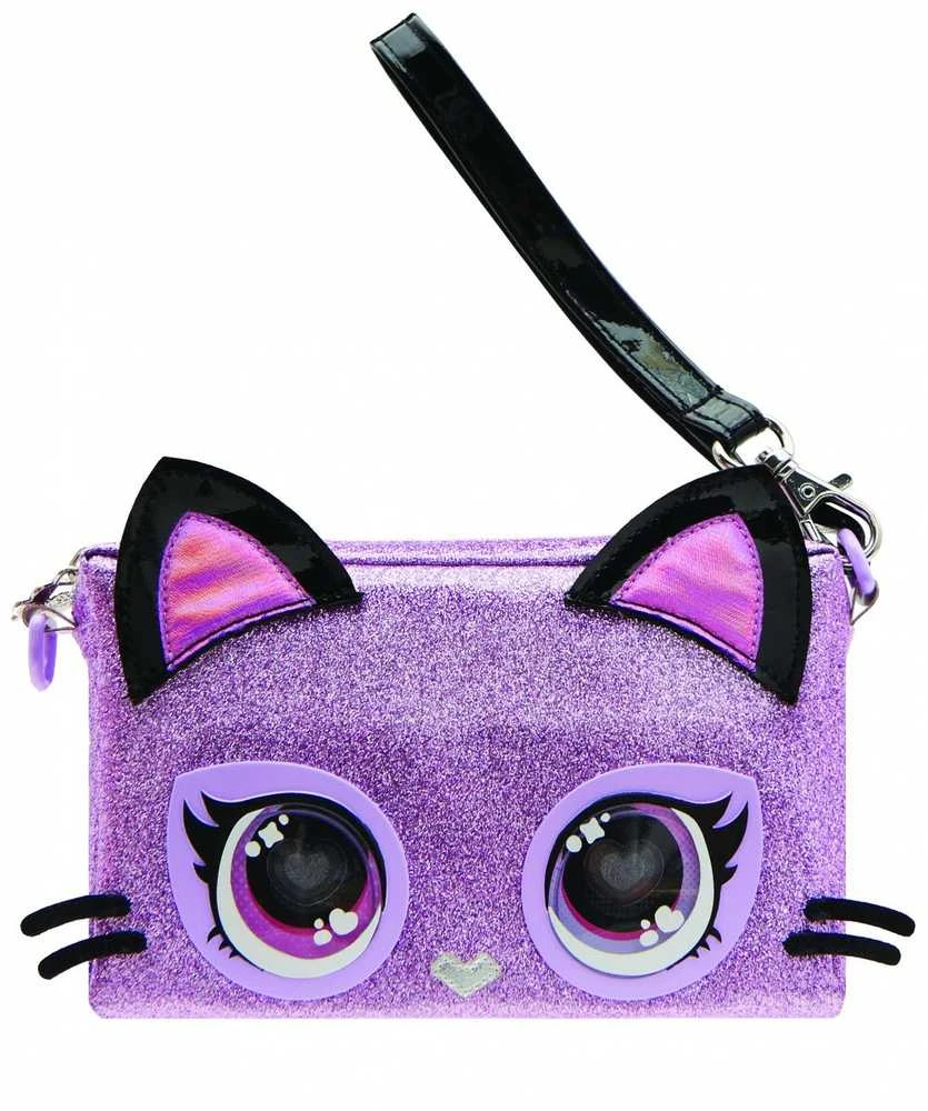 PURSE PETS Interaktyvi blizgi rankinė - Katytė