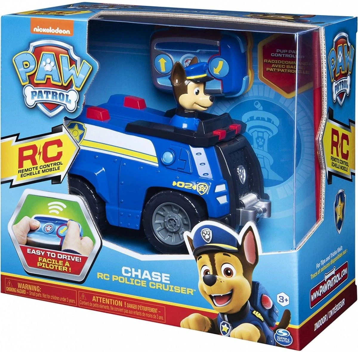 PAW PATROL valdoma transporto priemonė Chase Cruiser, 6054190