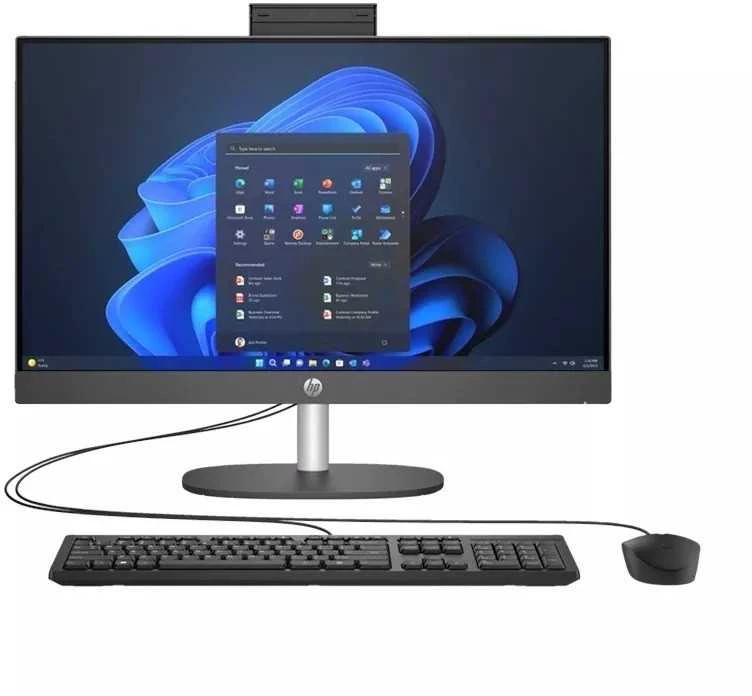 Hewlett Packard (HP) Stacionarus Kompiuteris - HP Pro 240 G10 Su Intel Core I5, 16 GB DDR4, 512 GB SSD, Windows 11 Pro, Baltas, Juodas
