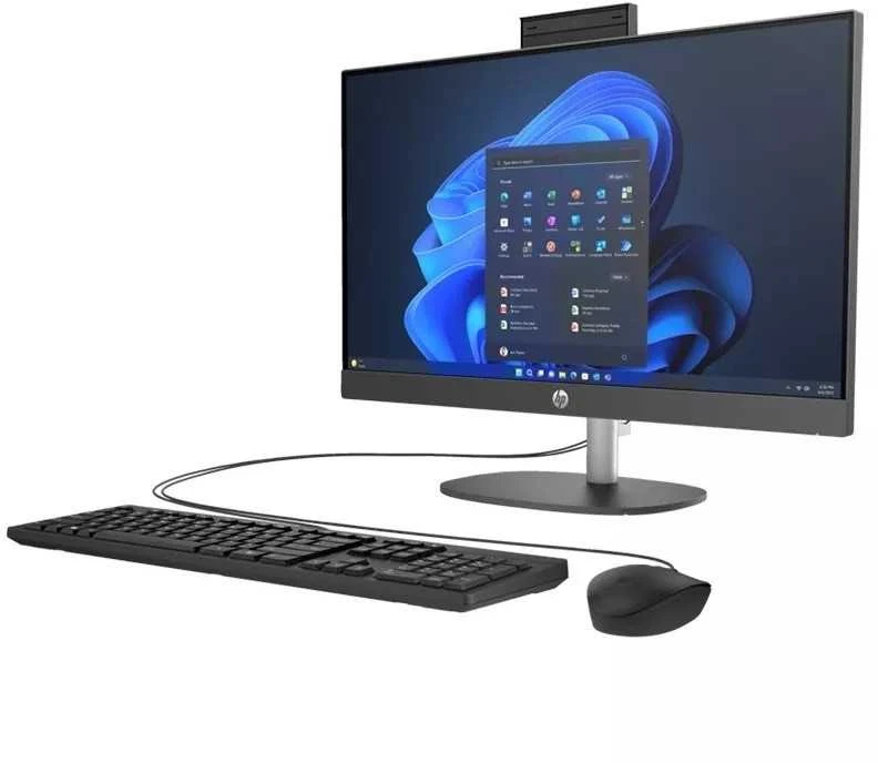 Hewlett Packard (HP) Stacionarus Kompiuteris - HP Pro 240 G10 Su Intel Core I5, 16 GB DDR4, 512 GB SSD, Windows 11 Pro, Baltas, Juodas