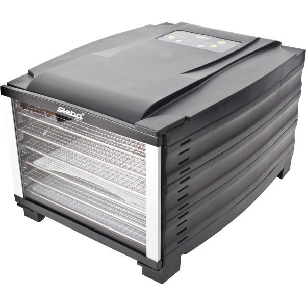 Grybų, daržovių ir vaisių džiovyklė Steba ED 6 (800W, juodos spalvos)