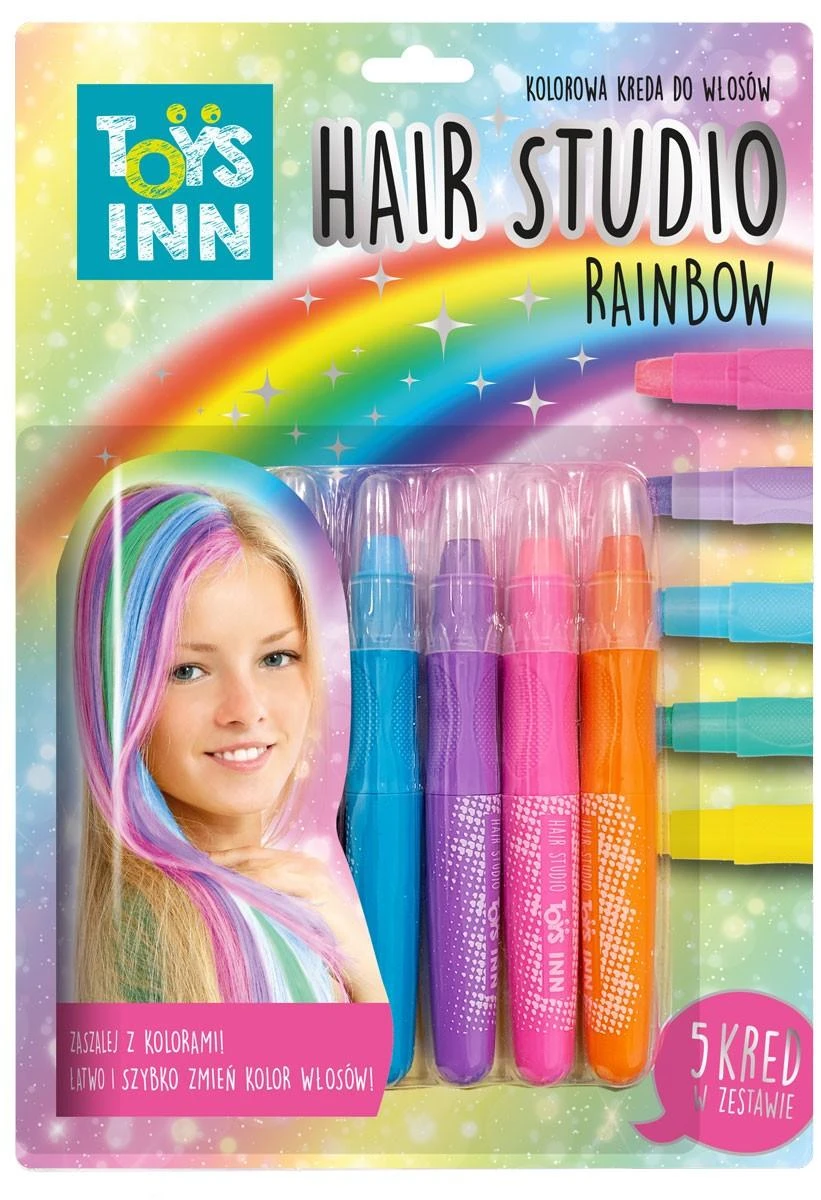 Dažomos plaukų kraidelės vaikams Stnux Toys Inn, 5 vnt.