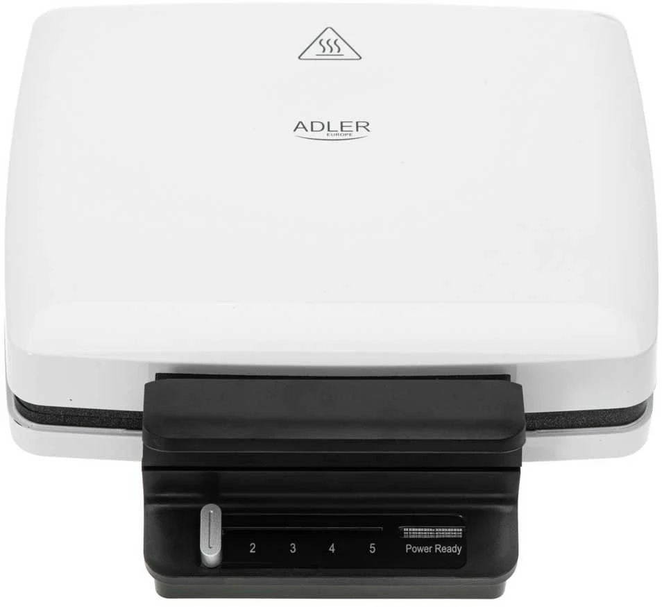 Adler Vaflinė | AD 3085 | 1200 W | Kepinių skaičius 2 | Vaflis | Baltas