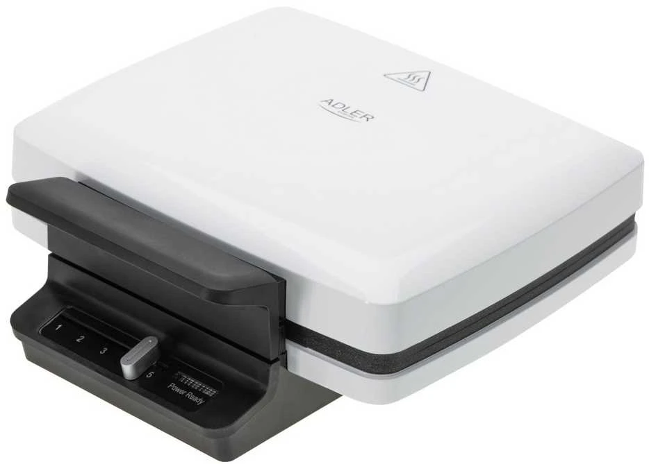 Adler Vaflinė | AD 3085 | 1200 W | Kepinių skaičius 2 | Vaflis | Baltas