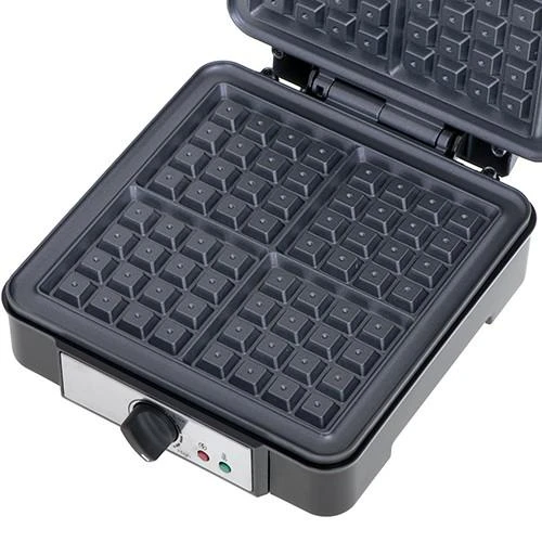 Adler | Vaflinė | AD 3049 | 1200 W | Number of pastry 4 | Belgium | Juodas