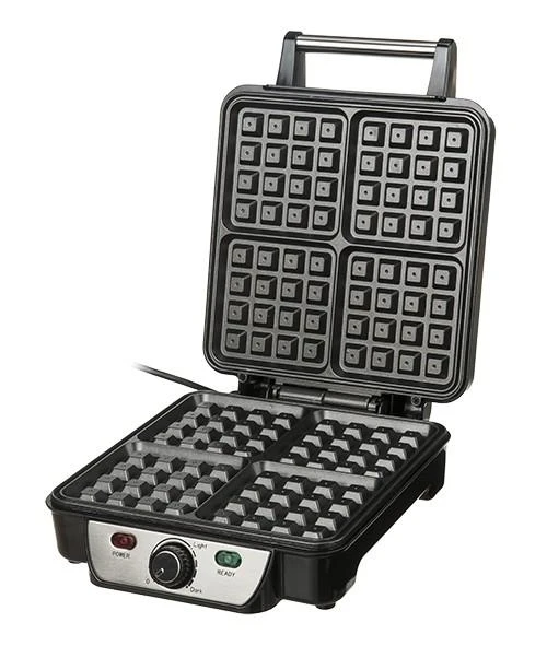 Camry | Vaflinė | CR 3025 | 1150 W | Number of pastry 4 | Belgium | Juodas/Nerūdijantis plienas