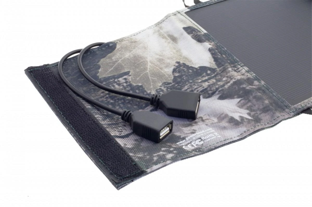 Įkroviklis PowerNeed ES-5 (USB 2.0, kamufliažinė spalva)