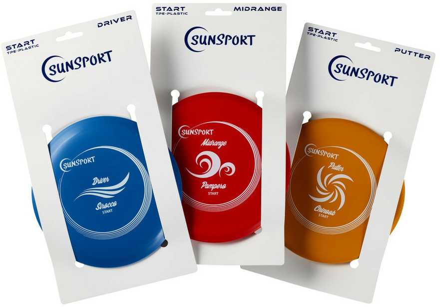 Tactic „Gra DiscGolf“ rinkinys START, Puteris, Vidutinio nuotolio ir varomas plastikinis