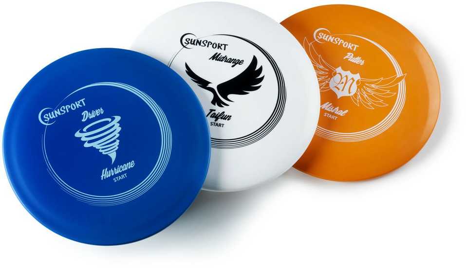 Tactic „Gra DiscGolf“ rinkinys START, Puteris, Vidutinio nuotolio ir varomas plastikinis