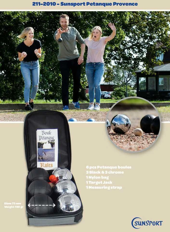 Tactic Bex Sport Petankė Provence, 6 kamuoliukai