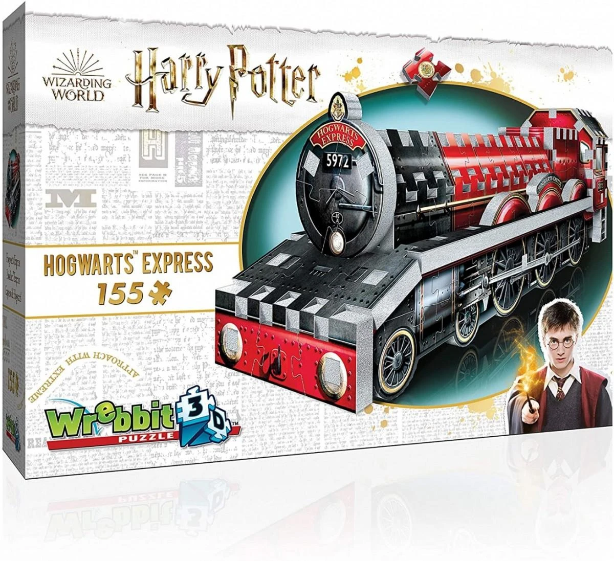 Dėlionė Tactic Wrebbit Puzzle 3D 155 el Hogwart Express Mini