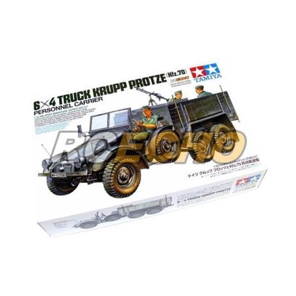Tamiya Krupp Protze Kfz.70 6x4 karių vežtuvas 1/35 plastiko rinkinys