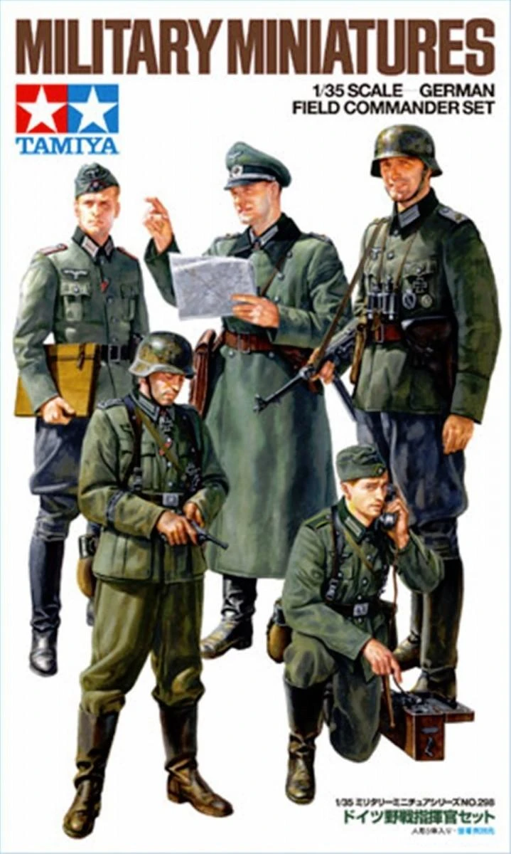Tamiya Vokiečių lauko vado figūrėlių rinkinys 1/35 (5 vnt.) 35298
