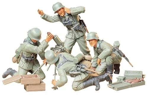 Tamiya Vokiečių pėstininkų minosvaidžio komanda 1/35 plastikinis modelis (35193)
