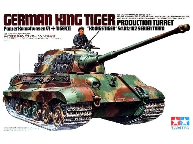 Tamiya – Vokietijos karaliaus tigro gamybos bokštelis, 1/35, 35164