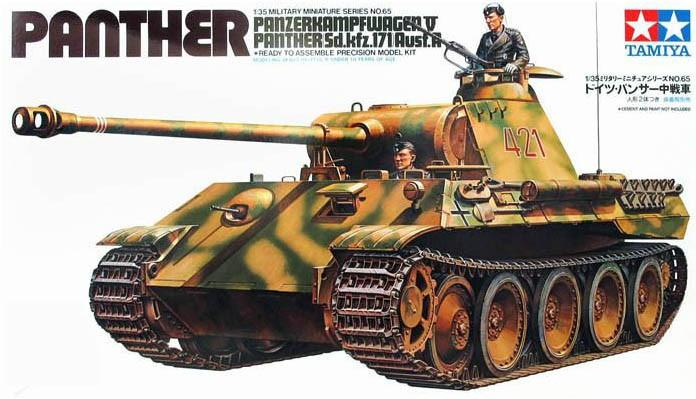 Tamiya - Panzerkampfwagen V Panther (Sd.kfz. 171) Ausf. A, 1/35, 35065