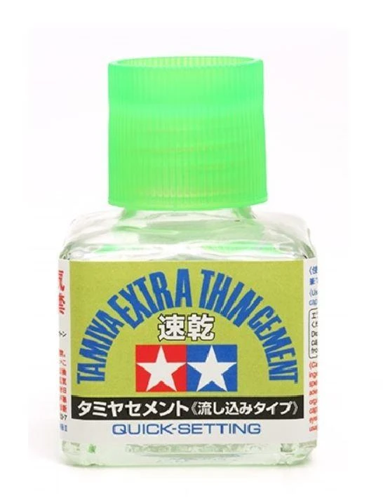 Tamiya Ypač skysti greitai džiūvantys klijai, 40ml, 87182