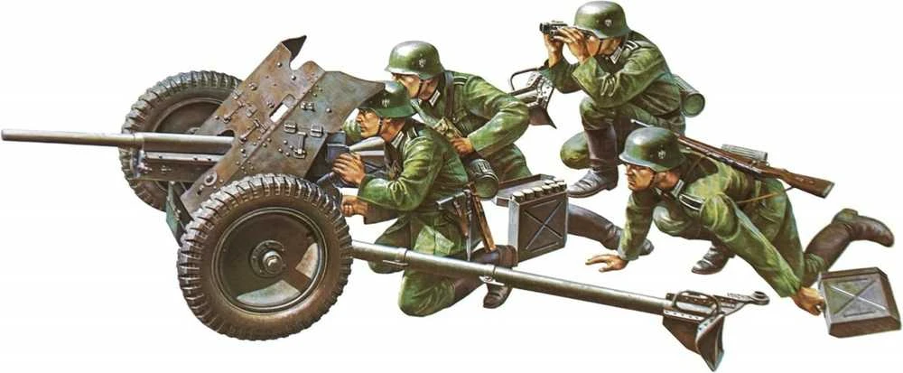 Tamiya - 3.7cm Anti-Tank Gun (PaK 35/36), 1/35, 35035